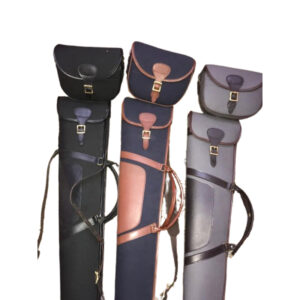 II-2112 Leather and Canvas Gun Cover set